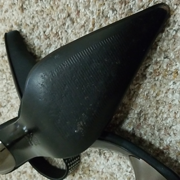 Paolo Black Satin Shoes - Picture 5 of 15